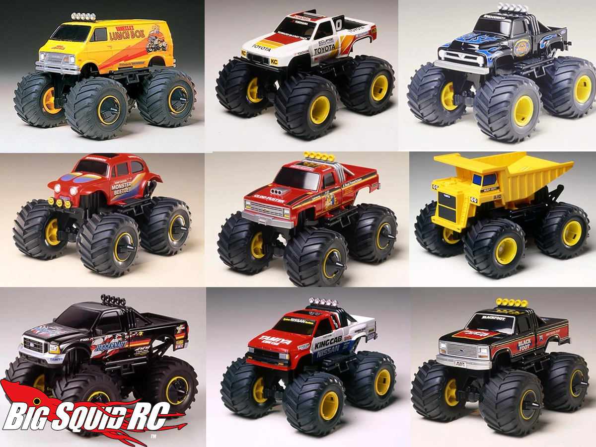 Tamiya mini 4wd monster sales trucks