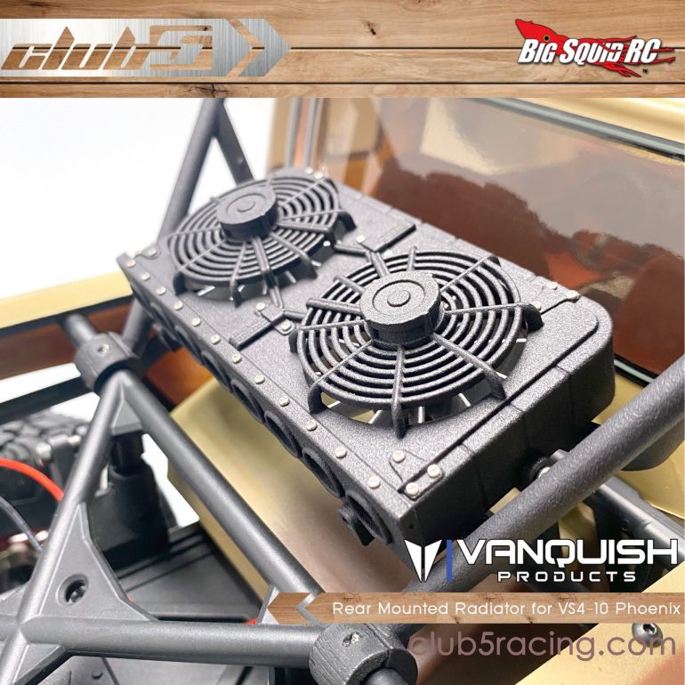 Club 5 Racing VS4-10 Phoenix Rear-Mounted Radiator