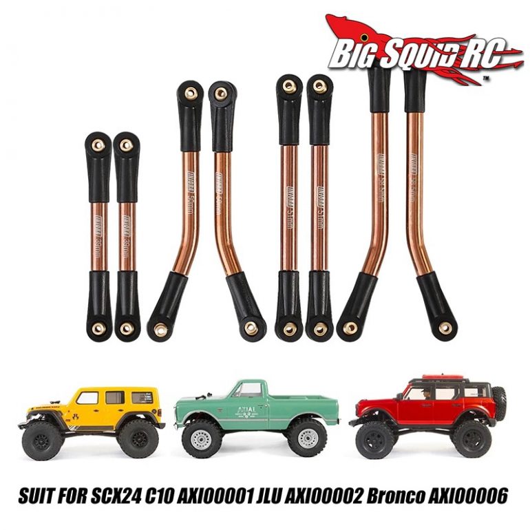 Injora High Clearance Stainless Steel Links - Wrangler C10 Bronco