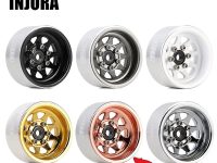 Injora Negative Offset Deep Dish Stamped Steel Beadlock Wheels