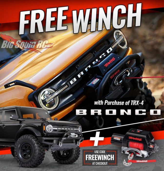 Traxxas Announces Free Winch with Purchase of TRX4 Bronco « Big Squid