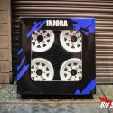 Injora 1.0" Deep Dish Stamped Steel Beadlock Wheels
