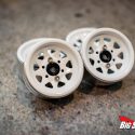 Injora 1.0" Deep Dish Stamped Steel Beadlock Wheels