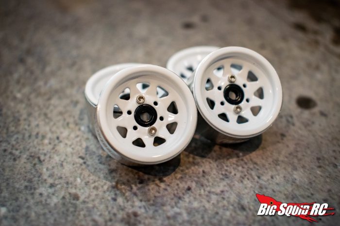 Injora 1.0" Deep Dish Stamped Steel Beadlock Wheels