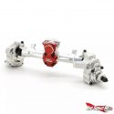 Treal SCX24 Portal Axle Kit - Front - Silver