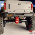 Treal SCX24 Portal Axle Kit - Rear - Black - Installed