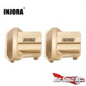 Injora 11g Brass Front and Rear Axle Diff Covers for the TRX4M