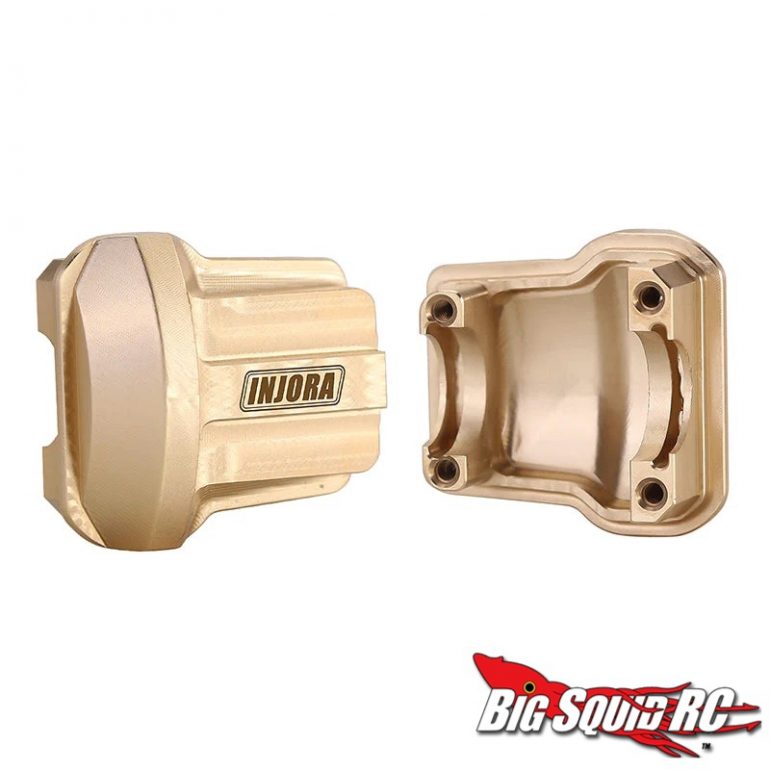 Injora 11g Brass Front and Rear Axle Diff Covers for the TRX4M