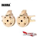 Injora Brass Portal Cover Steering Knuckle Set for UTB18