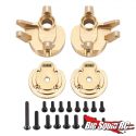 Injora Brass Portal Cover Steering Knuckle Set for UTB18