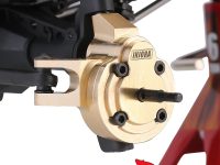 Injora Brass Portal Cover Steering Knuckle Set for UTB18