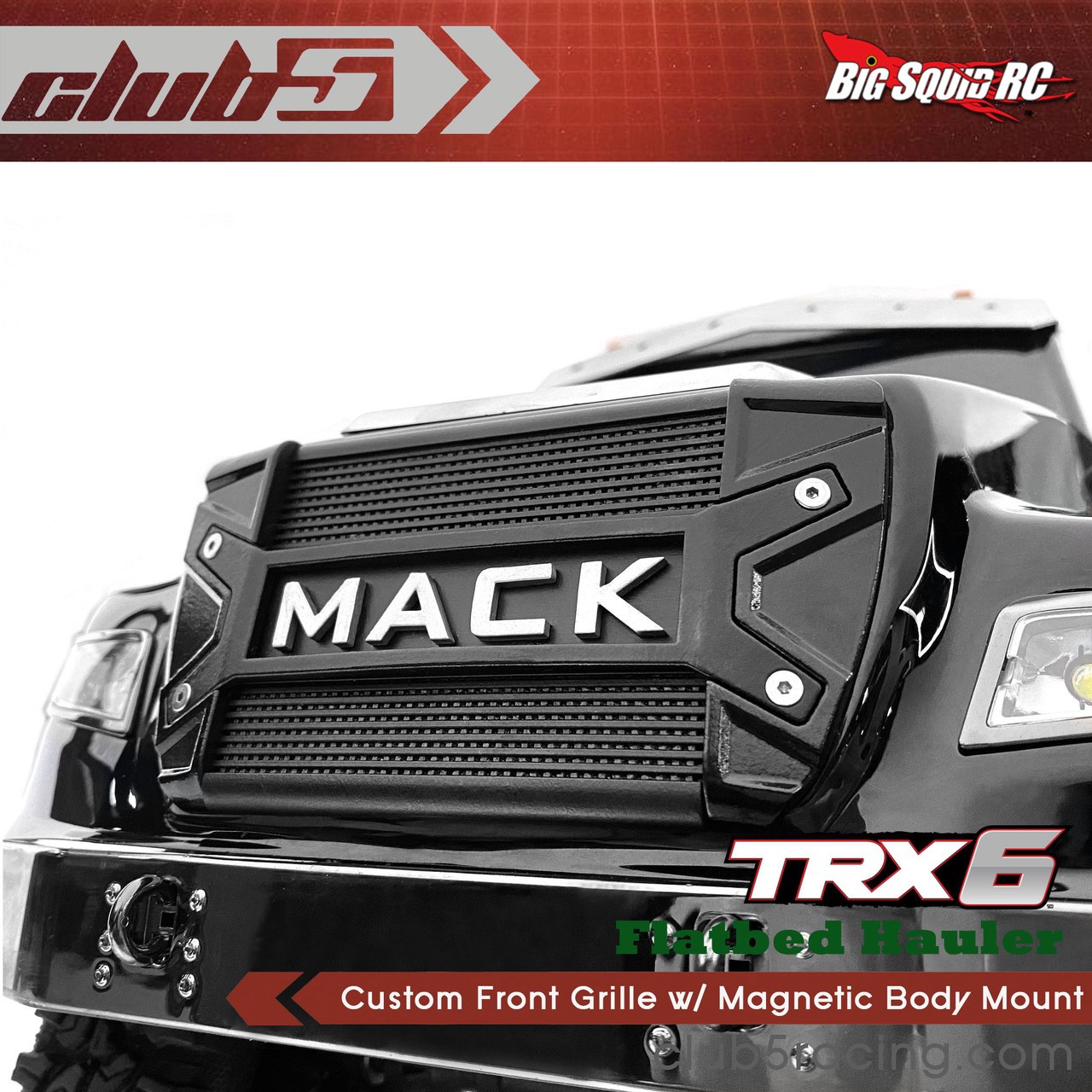 Club 5 Racing Custom Front Grille Magnetic Body Mount for the