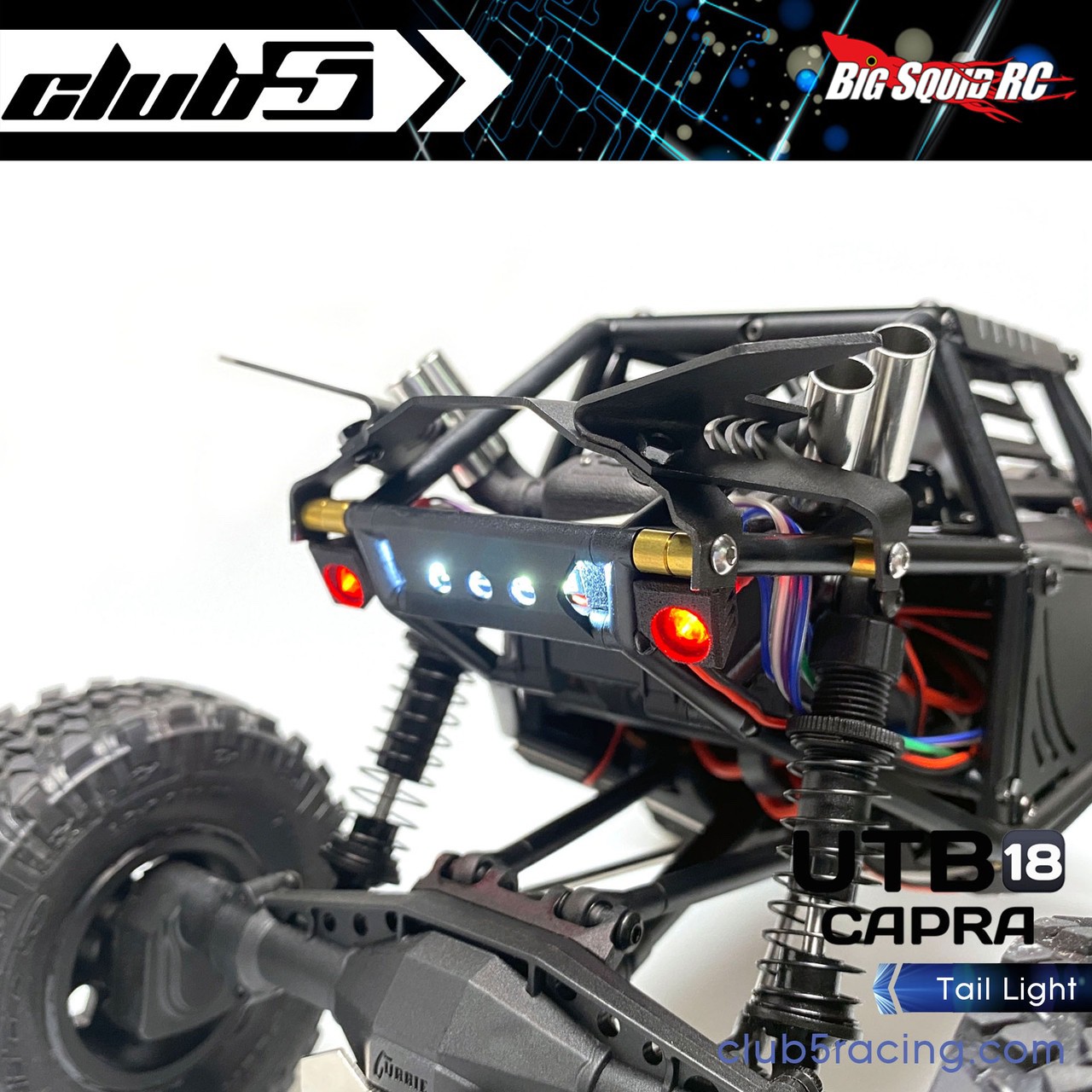 Club 5 Racing LED Taillight Kit for the Axial UTB18 Capra « Big