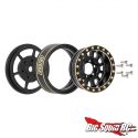 Injora 1.0 Plus Brass Beadlock Wheels - 12-spoke