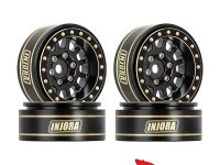 Injora 1.0 Plus Brass Beadlock Wheels - 12-spoke