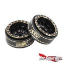 Injora 1.0 Plus Brass Beadlock Wheels - 12-spoke