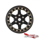 Injora 1.0 Plus Brass Beadlock Wheels - 6-spoke