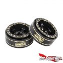 Injora 1.0 Plus Brass Beadlock Wheels - 6-spoke