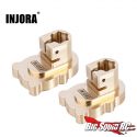 Injora Brass Rear Portal Inner Housings for the FMS FCX24