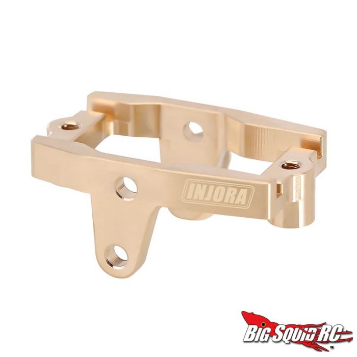 INJORA Staffa Supporto Servo In Alluminio CNC Per TRX4M 1/18 – Ricambio Aggiornamento Nero – Sostituisce La Plastica Originale - 6