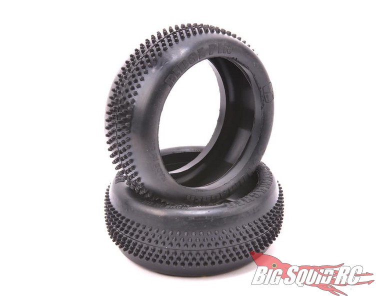 Schumacher Racing Mini Pin Short Course Tires - 2 Pack RC Car Tires For Astro Turf & Carpet (Yellow Soft Compound)