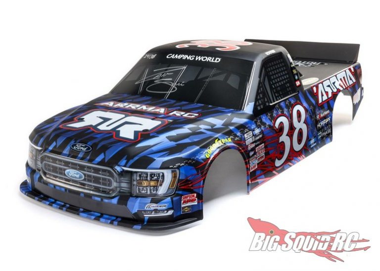 ARRMA Limited Edition Zane Smith Signed No.38 Ford NASCAR Truck Body