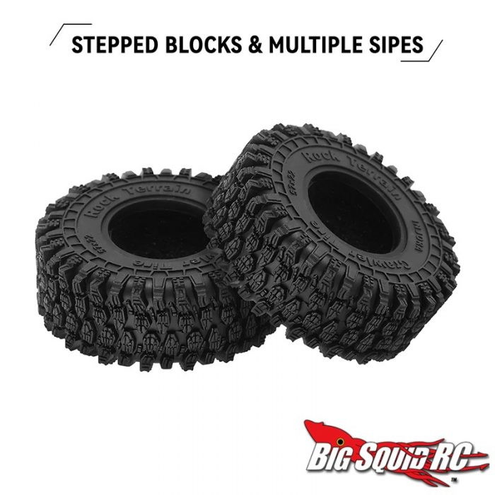 Gomme 1/18 Axial Trx4m Scx24 Pneumatici In Gomma Morbida Per Modellini RC 1/18 1/24 - 4PCS Gomma Morbida 58mm - Foto 4