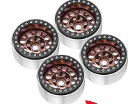 Injora Deep Dish Aluminum 10mm Offset Beadlock Wheels