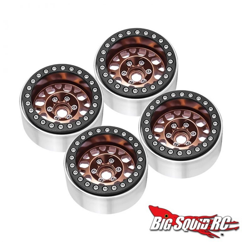 Injora Deep Dish Aluminum 10mm Offset Beadlock Wheels