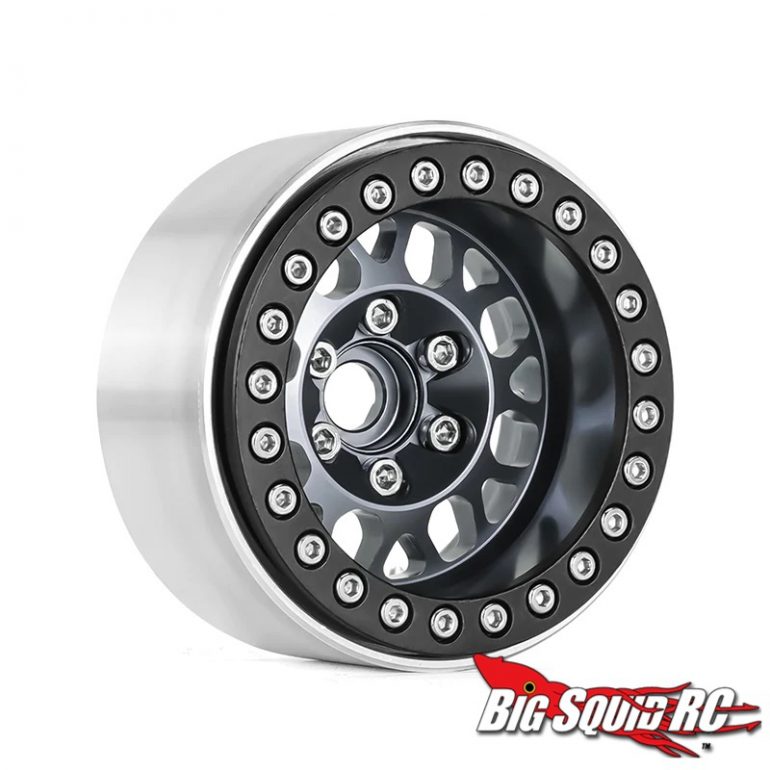 Jantes Beadlock 2.2" INJORA Pour Crawler RC 1/10 - Laiton/Aluminium, Déport -10mm, 224g - Améliore La Traction - 14