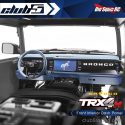 Club 5 Racing Front Interior Dash Panel for the TRX-4M