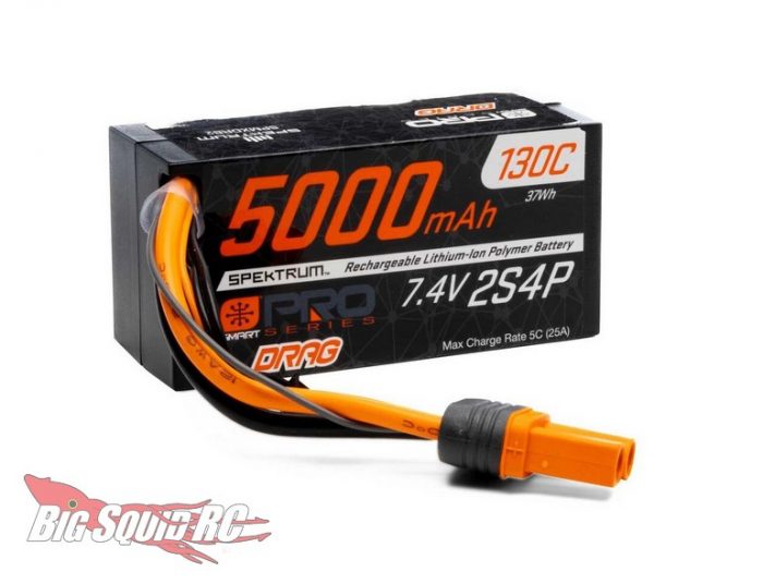 Spektrum Announces A Pair Of New 7.4V 2S 130C Smart No Prep Drag Race