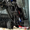 Injora Black Stainless Steel Chassis Armor for the TRX-4M