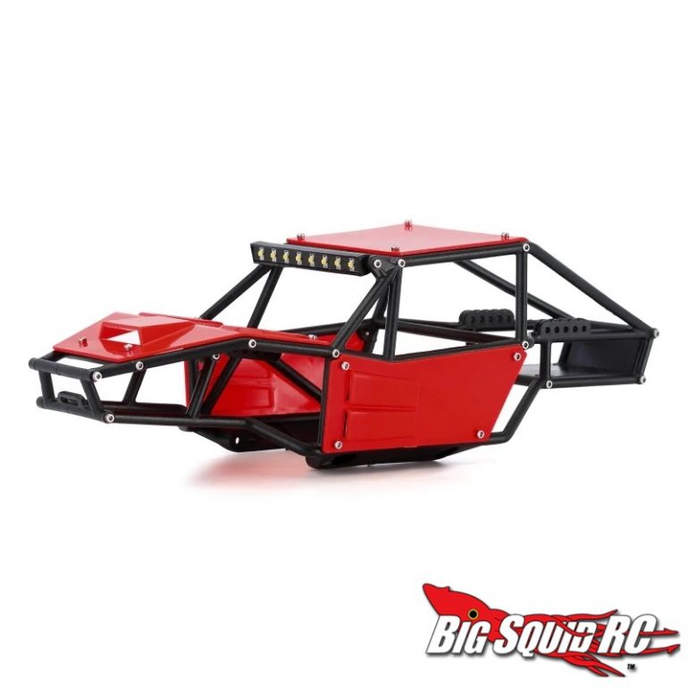Injora Rock Tarantula Buggy Body Chassis Kit for the TRX-4M - Red