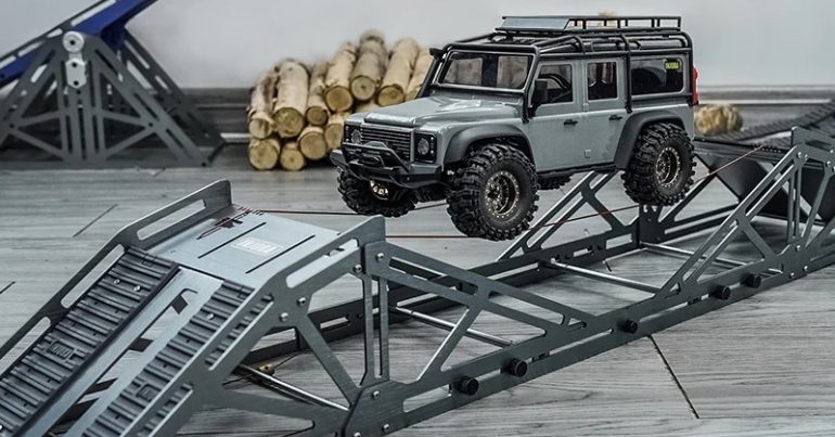 Injora Rope Bridge Obstacle Kit for 1/24 & 1/18-scale R/C Crawlers