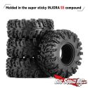 Injora Swamp Claw Tires for Small-scale Crawlers