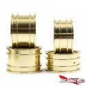 Yeah Racing CNC Aluminum Wheels for Tamiya Buggies - Gold - 2