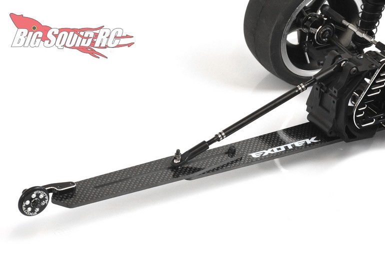 Exotek Carbon Fiber Adjustable Wheelie Bar Losi 22S