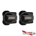 Injora 9g Black Brass Diff Covers for the TRX-4M