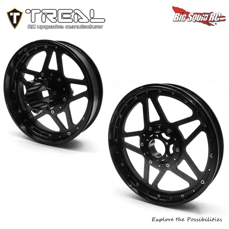 Treal Aluminum and Carbon Fiber Front and Rear Whels for the Losi Promoto MX