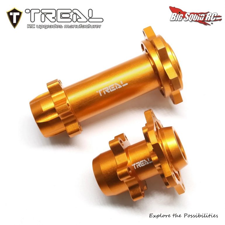 Treal Front and Rear Aluminum Wheel Hex Hubs for the Losi Promoto MX