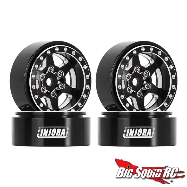 INJORA Roues Beadlock 1,0 Déport 0mm pour Crawlers RC 1/18 1/24, W1056
