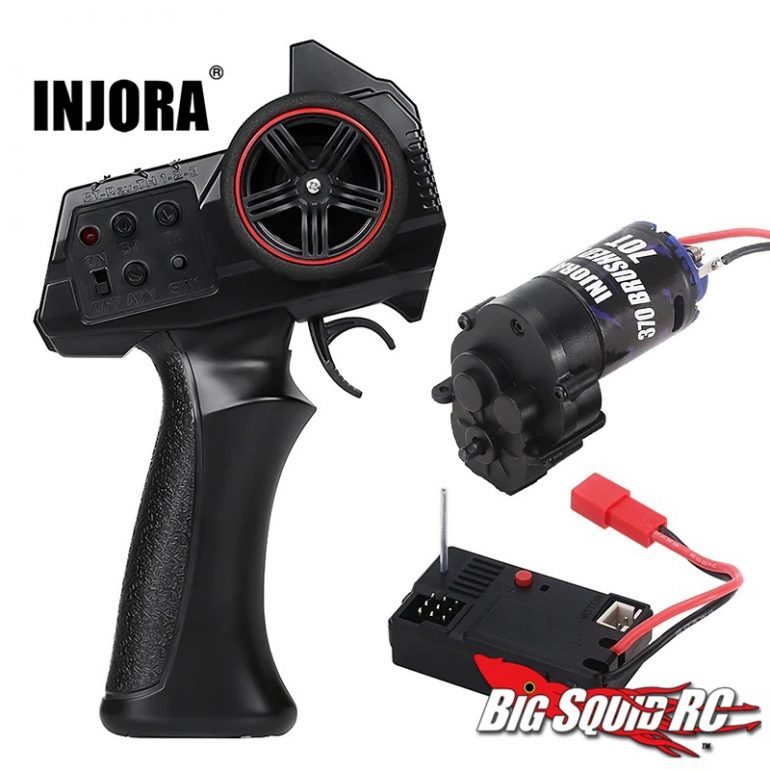 Injora 370 Brushed Motor Kit with Remote for the TRX-4M