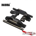 Injora Black Brass Skid Plate and Transmission Mount for the TRX-4M