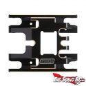 Injora Black Brass Skid Plate and Transmission Mount for the TRX-4M