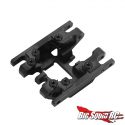 Injora Black Brass Skid Plate and Transmission Mount for the TRX-4M