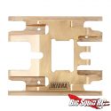 Injora Brass Skid Plate and Transmission Mount for the TRX-4M