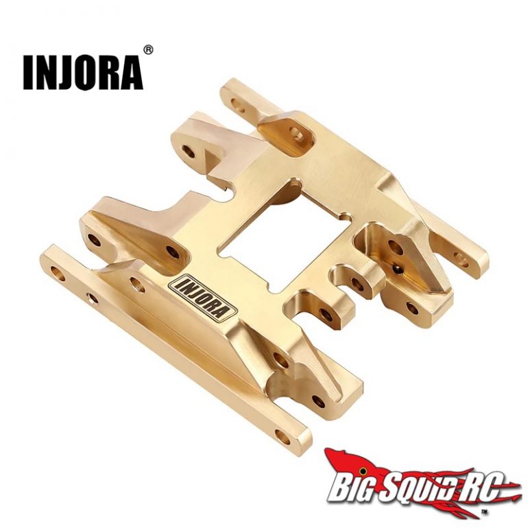 Injora Brass Skid Plate and Transmission Mount for the TRX-4M