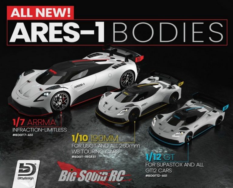 Bittydesign Announces 3 New ARES-1 Series Bodies « Big Squid RC – RC ...