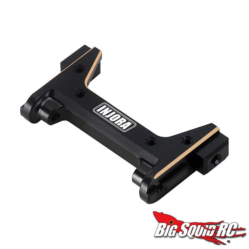 Injora Black Brass Front Bumper Mount for the Traxxas TRX-4M